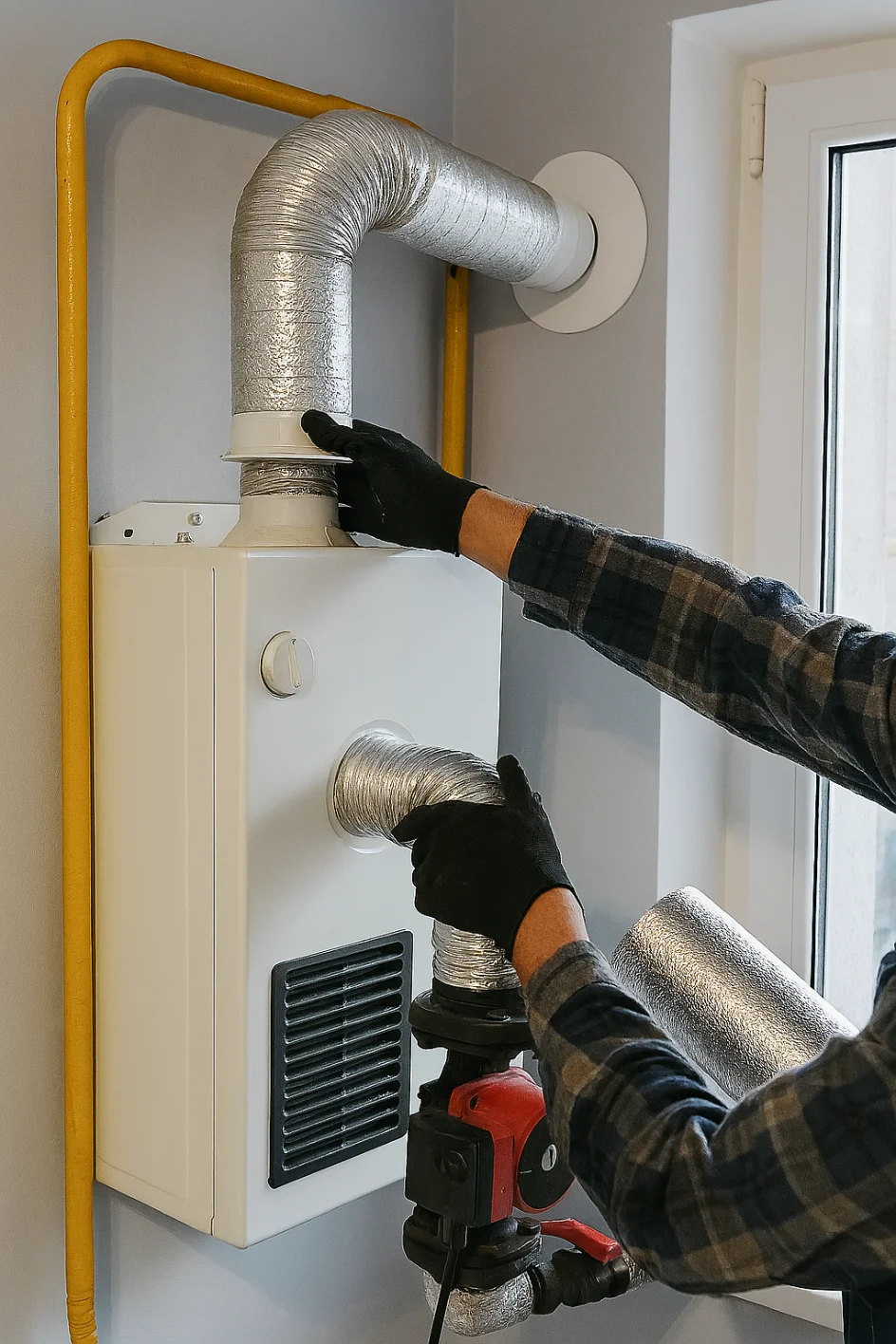 نکات ایمنی نصب بخاری گازی